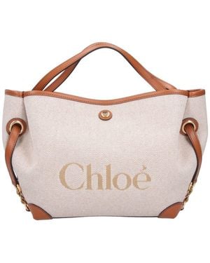 Chloé Small Tote Bag "Clover" - Pink