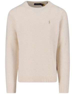Polo Ralph Lauren Logo Jumper - White