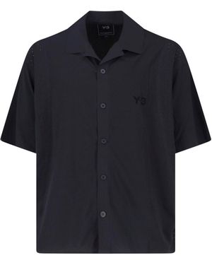 Y-3 Shirts Recycled Polyester - Blue