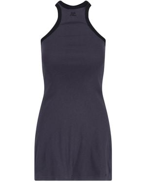 Courreges Mini Tube Dress - Blue