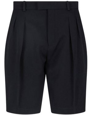 Saint Laurent Wool Shorts - Blue