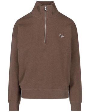Maison Kitsuné Sweatshirt “Fox” - Brown