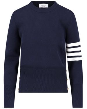 Thom Browne 4-Bar Sweater - Blue