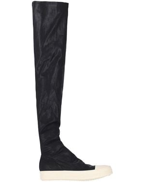Rick Owens Boots "High Socks Sneaks" - Black
