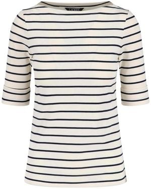 Ralph Lauren Striped Jumper - White
