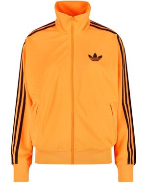 adidas 'Adicolor Calssics Firebird' Zip Sweatshirt - Orange