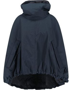 Cape 'Tabarro' Hood - Blue