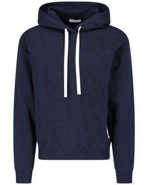 Jil Sander Hooded Sweatshirt - Blue