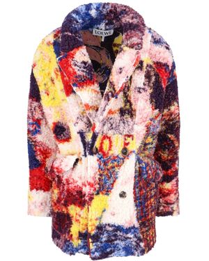 Loewe Bouclé Blazer Jacket - Multicolour