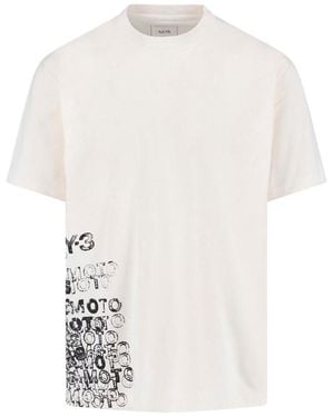 Y-3 T-Shirts And Polos Cotton - White