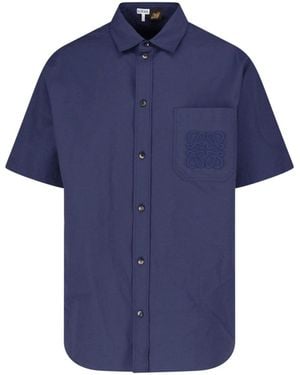 Loewe Cotton Shirt - Blue