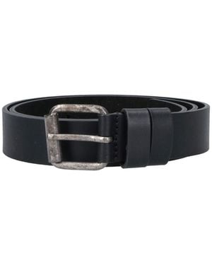 Aspesi Belts Leather - Black