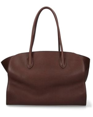 The Row 'Marlo 12' Tote Bag - Brown