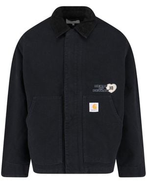 Carhartt Giacca Zip "Og Arcan Graphic" - Nero