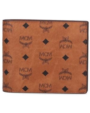 MCM Wallets Polyurethane - White
