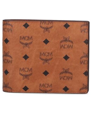MCM Bi-fold Wallet - White