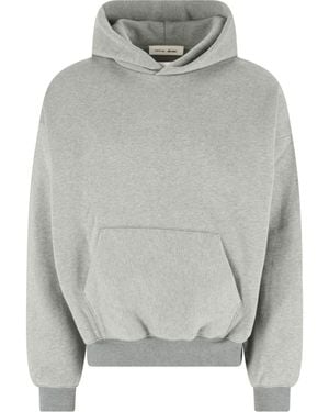 Fear Of God Relaxed Cropped Kangaroo Pocket Hoodie - Grey