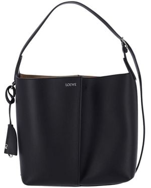 Loewe Medium Bucket Bag "Bilbao" - Black