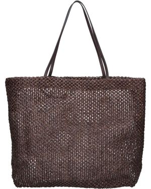 The Row Tote Bag "Barn Raffia" - Brown