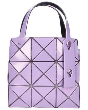 Issey Miyake Borsa A Mano Piccola "Carat" - Viola