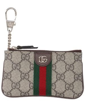 Gucci Keychain Pouch "Ophidia" - White