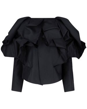 Comme des Garçons Ruffle Jacket - Black
