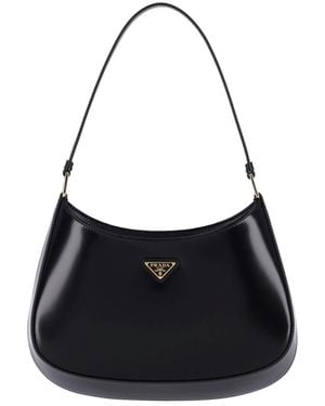 Prada 'Cleo' Shoulder Bag - Black