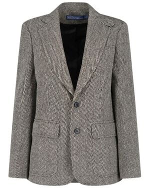Polo Ralph Lauren Single-Breasted Blazer - Grey