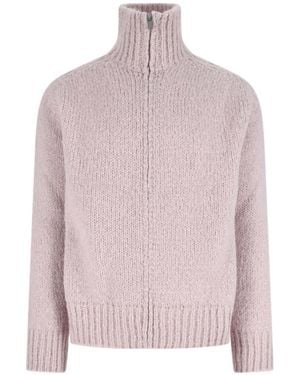 Jil Sander Mohair-Alpaca Sweater - Pink