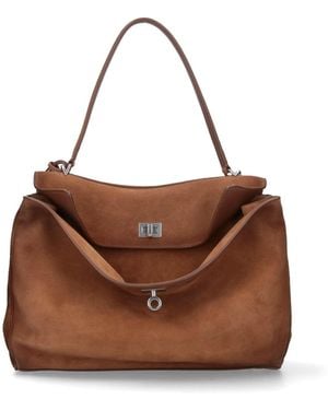 Balenciaga Medium Handbag "Rodeo" - Brown