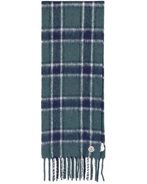 Moncler Alpaca Blend Scarf - Blue
