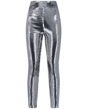 MM6 by Maison Margiela Metallic Sequin Trousers - Blue