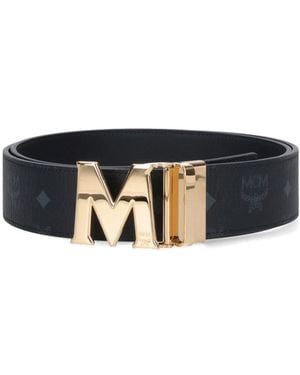 MCM Reversible Belt "Claus M" - Black