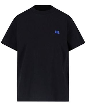 Jil Sander T-Shirt Logo - Black
