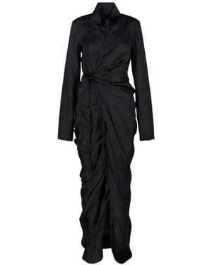 Rick Owens Midi Dress "Hollywood" - Black