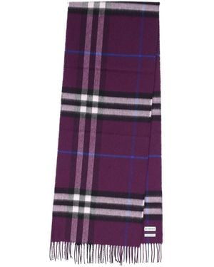 Burberry Scarfs Cashmere - Purple