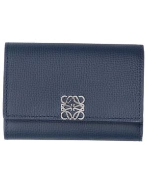 Loewe Wallet "Anagram" - Blue