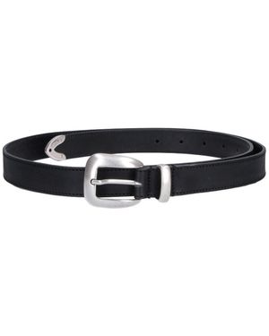 MOLEBO Leather Belt - Black