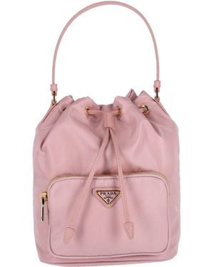 Prada "Duet" Bucket Bag - Pink