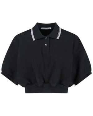 Alexander Wang Logo Polo - Black