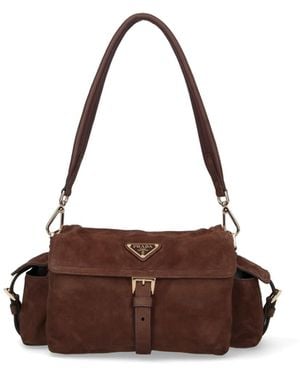 Prada Medium Handbag "Explore" - Brown