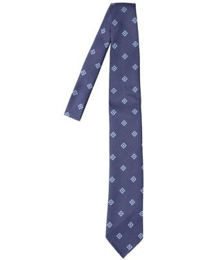 Cesare Attolini Silk Tie - Blue