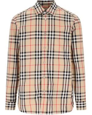 Burberry Shirts Cotton - White