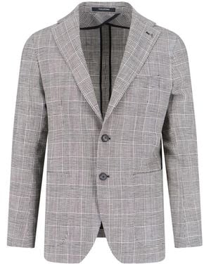 Tagliatore Single-Breasted Blazer - Grey