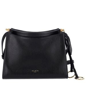 Alaïa 'Le Click' Small Square Bag - Black