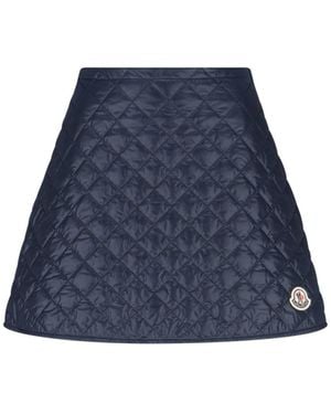 Moncler Logo Mini Skirt - Blue