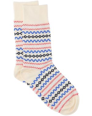 JW Anderson Fairisle Socks - White