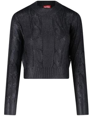 DIESEL Maglione Crop "Miccha" - Blu