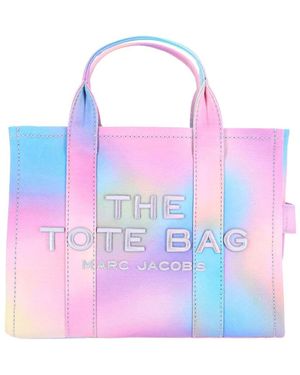 Marc Jacobs Borsa Tote Media "The Airbrush Canvas" - Rosa
