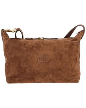 Miu Miu Borsa A Spalla "Spirit" - Marrone